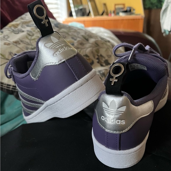 NWOT Adidas Nizza Superstar 3 band originals (female sign) - Picture 10 of 16